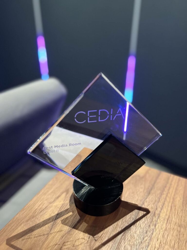 CEDIA Best Media Room award 